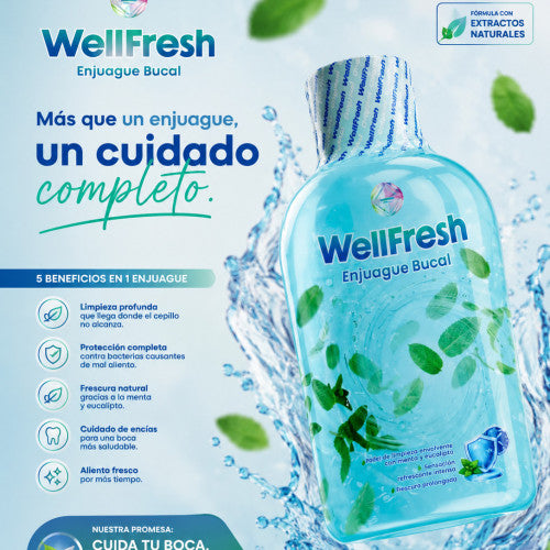 ENJUAGUE BUCAL WELLFRESH